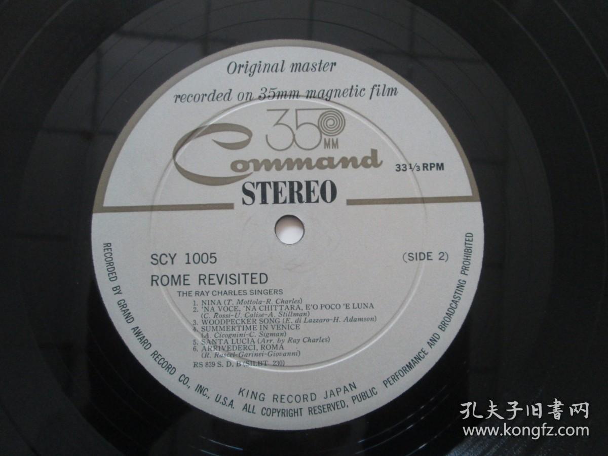 爵士乐 The Ray Charles Singers – Rome Revisited 黑胶LP唱片