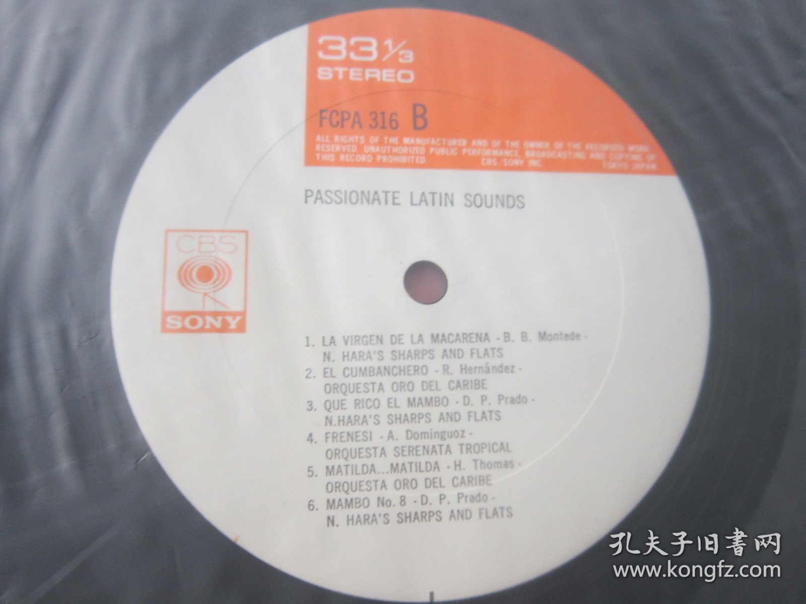 Passionate Latin Sounds 蓝调歌曲12首 黑胶LP唱片