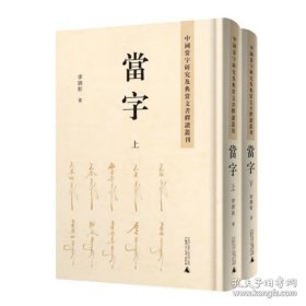中國當(dāng)字研究及典當(dāng)文書釋讀叢刊：當(dāng)字（上、下兩冊） 廣西師范大學(xué)出版社
