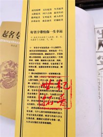 正版 起名专用字典+起名学实用大全 杨适存  宝宝起名 姓名学 数理 吉凶简表 专为取名起名书籍起名学周易起名书