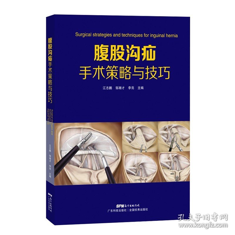 腹股沟疝手术策略与技巧 全彩图解 腹股沟股疝治疗方法 普外科医生书籍 外科手术学 整形外科学 普通外科腹腔镜手术图谱