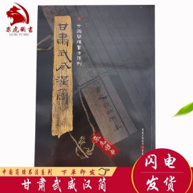 甘肃武威汉简 中国简牍书法系列 附释文8开全彩版印刷 王杖十简 汉甲本士相见之礼 汉医药木牍 隶书竹简木简文书