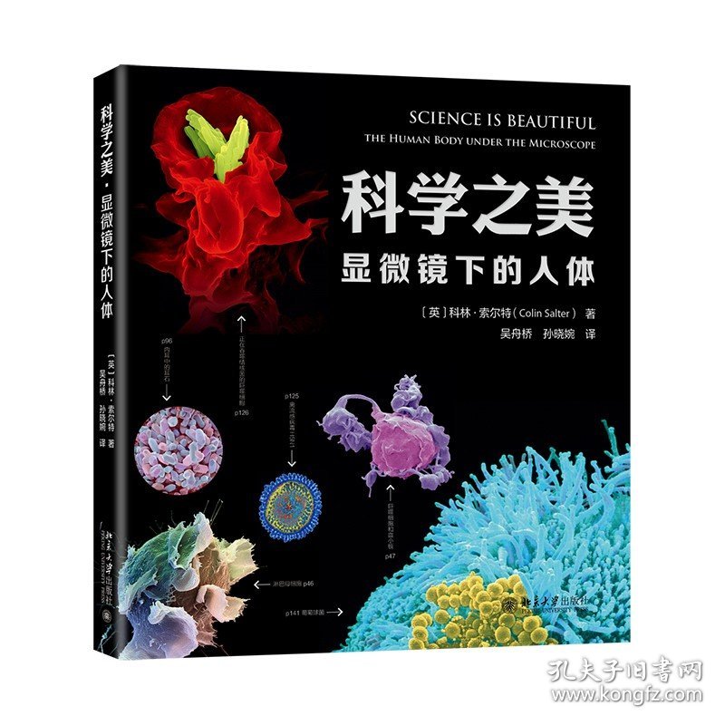 正版 科学之美 显微镜下的人体 科林 索尔特 著 北京大学/显微镜下的细胞药物疾病 显微摄影技术探索科学与人类身体构造