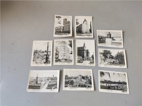 建国初期上海风光建筑图照片一组10张