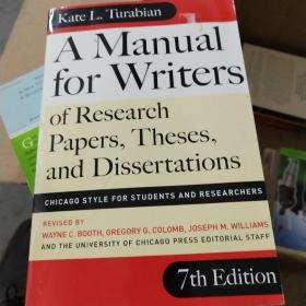 A Manual for Writers of Research Papers Theses and Dissert