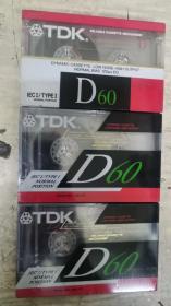 磁带 : TDK，空白磁带（三盒合售）未拆封