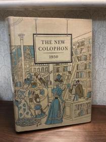 The New Colophon（《新Colophon》，1950年卷三，限印本书迷刊物，最后的Colophon，藏书名家云集，配插图，漂亮布面精装，大开本，好品相，制作精良）