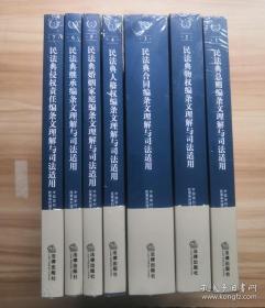 2020  民法典条文理解与司法适用丛书  7册       总则编、物权编、合同编、人格权编、婚姻家庭编、继承编、侵权责任编 司法