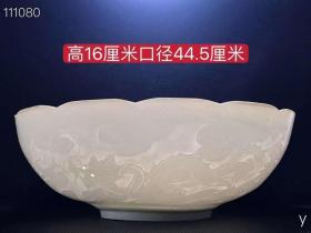 198_永乐龙纹薄瓷大碗，纯手工胎，器形优美，造型周正挺拔，品相完整。