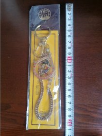 【怀旧类】钥匙链 BB机挂链，金属制；米老鼠；1997年；原装，纪念品牌。