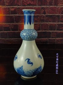 4_大清康熙年制 青花瓶，全品，保存完整