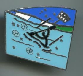 2008年北京奥运会徽章-- 大移动系列 皮划艇激流回旋