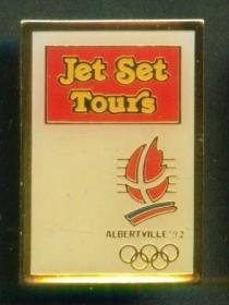 1992年 法国阿尔贝维尔冬奥会 奥运会 Jetset 赞助 章