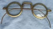 清代铜水晶眼镜民俗古玩杂项收藏