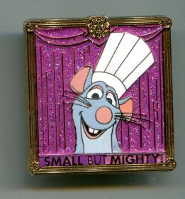 迪士尼 Disney 徽章 --- 小而强系列 老鼠大厨 Remy 限量版250