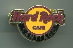 1硬石餐厅 Hard Rock Cafe 徽章 - logo Santiago 圣地亚哥