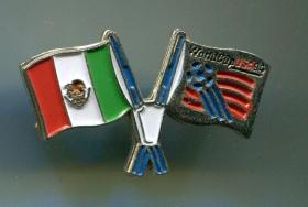 1994年 美国 世界杯 FIFA 足球 纪念章 徽章 - 国旗 墨西哥