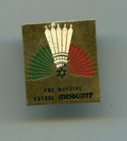 1978年 阿根廷 FIFA 世界杯足球 小组1/4 赛 徽章 墨西哥
