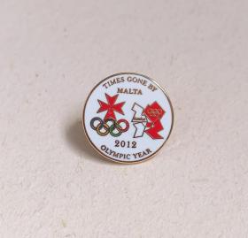 2012伦敦奥运会徽章NOC马耳他国家队纪念章