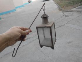 清代民国老蜡台灯笼手提照明灯笼罩古玩杂项老物件老货旧货保真