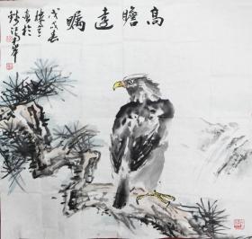 楼意动物画
楼意，1960年生于浙江杭州，现为浙江省美术家协会会员，浙江省中国画家协会会员，杭州市滨江区美协副主席，浙江省江南书画院、逸仙书画院画师，杭州美协理事，杭州明珠画院副院长。曾在中国美院国画系深造、擅长动物题材，旁涉山水花鸟。