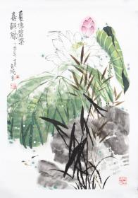 马鸿达花鸟作品
别名钧寿，1941年生，杭州人。1973年单位选送浙江美术学院进修学习中国画。1985年起专业从事中国画创作和教学至今。 现为浙江省六和书画院画师，中国书画研究院特聘美术师，中国艺术家协会教育委员，浙江省中国画家协会会员，杭州市美术家协会会员，杭州市书画艺术研究会常务理事，杭州黄宾虹学术研究会理事，杭州江南书画院特聘画师，杭州钱塘书画研究会理事，杭州宋城画院副院长，杭州西子画院画师