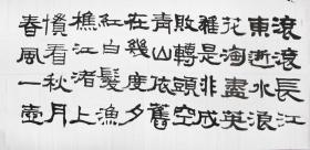 袁道厚书法
1944年12月生于桐乡，别署戴百艺、厚道人，室名闻梅楼等。自幼喜涂鸦刻石，曾得乡贤郑彬先生法蒙，复受教于陆维钊、叶一苇等师，后师承江南宿儒谭建丞先生门下，专攻诗、书、画、印而有所得。