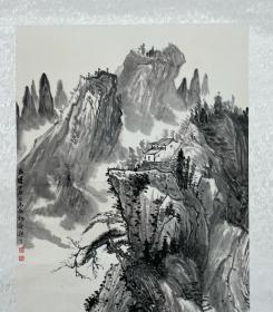 国画山水作品丨廖益曙：字浦石，杭州人，海派国画大师唐云先生再传弟子,毕业于中国美术学院国画系本科及研究生课程班, 现为中国致公党杭州文艺支委副主委、中国美术学院竹林会馆（画院）秘书长、教师，中国美术研究协会浙江分会执行副秘书长、中国工艺美术师协会浙江分会执行副秘书长、中国工艺美术家协会理事、黄宾虹学术研究会会员，杭江南画院画师。作品多次参加群展和联展并获奖。