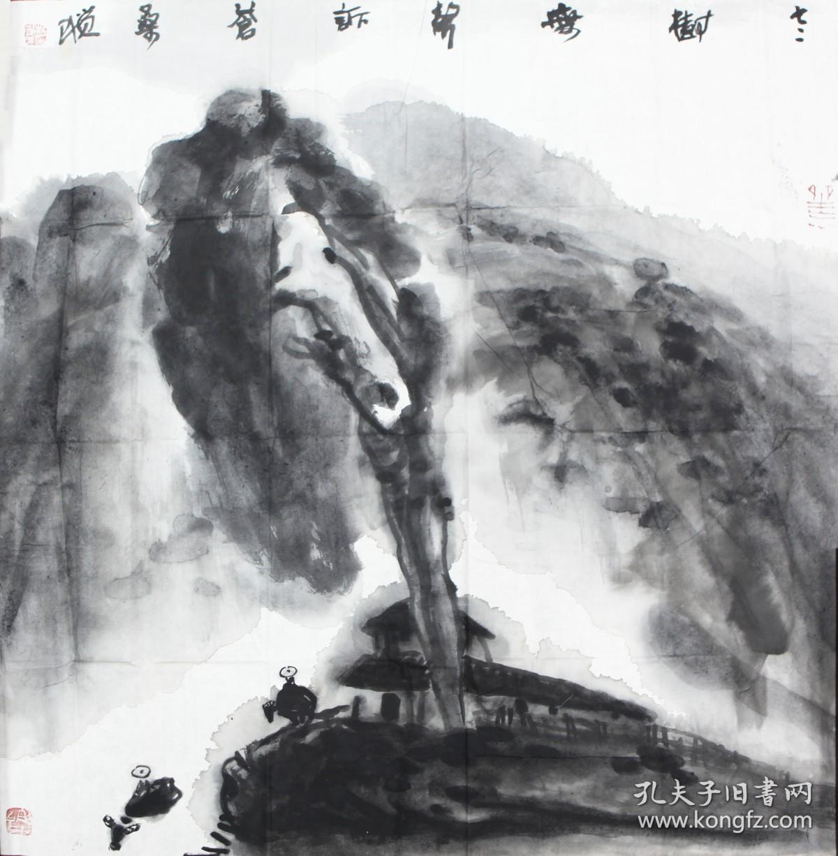 杜觉民山水作品
杜觉民，杭州人，当代水墨画家，国家一级美术师，中央美术学院首届中国画博士，2007年获中国画实践类博士学位，并留校任教。现为中央美术学院教授，中国人民大学艺术学院杜觉民工作室高研班导师，萧山画院院长、林芝画院名誉院长，浙江画院特聘画师，西泠书画院特聘画师，江南画院特聘画师，杭州美术家协会理事，浙江省人物画研究会理事兼秘书长，中国美术家协会会员。