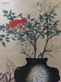 中堂画～花瓶画