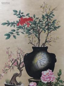 中堂画～花瓶画
