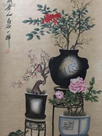 中堂画～花瓶画