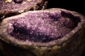 天然紫水晶“聚宝盆”