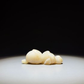 旧藏和田玉寿桃