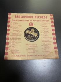 十寸虫胶唱片，78转。英国产Parlophone唱片。NESSUN DORMA，今夜无人入睡