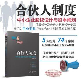 合伙人制度：中小企业股权设计与资本规划  （精装）