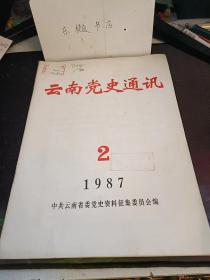 云南党史通讯1987.1：