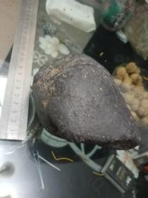 陨石 寻宝地：青海化隆县黄河边，沉重，黝黑，石铁陨石，强磁，市场行情一克6元，现低价处理，经检测，震动频率高。
