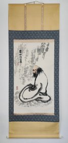 林学善（中国工艺美术大师、福州雕刻大师）1989年6月作品《嵩山面壁图》