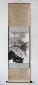 曾安楚（湖南高级工艺美术师，陶瓷工艺美术师）1984年作品《湘西小寨冬色》