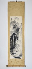 何宗逊（湖北名家，国家高级美术师）1981年作品《轻舟已过万重山》