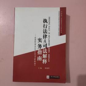 执行法律及司法解释实务指南（第二版）