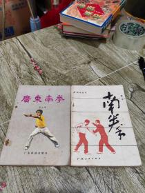 广东南拳 南拳拳术 2册合售