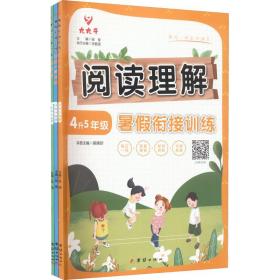 暑假阅读+口算题+应用题+练字贴四升五年级(共3册)2022小学语文数学衔接作业阅读理解速算题卡复习巩固训练