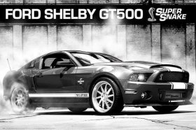 【*汽车海报】福特野马眼镜蛇终极版 Ford Shelby GT500 Supersnake