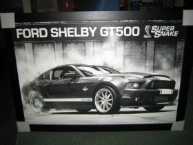 【*汽车海报】福特野马眼镜蛇终极版 Ford Shelby GT500 Supersnake