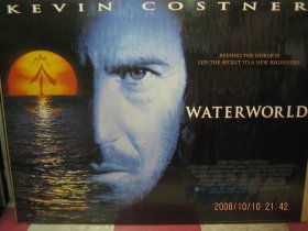 水世界 Waterworld (1995年) ~英国横式限量版收藏海报(双面版)