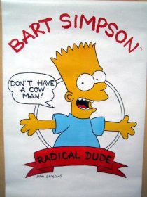【*海报】辛普森家庭 大头霸子辛普森 Bart Simpson ~*海报