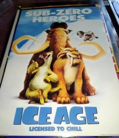 2002年绝版【*电影海报】冰原历险记 Ice Age