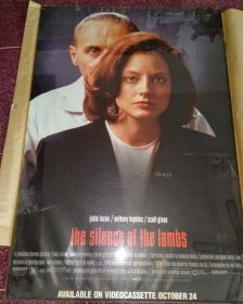 绝版.双面不同【原版电影海报】沉默的羔羊 The Silence of the Lambs (1991年)